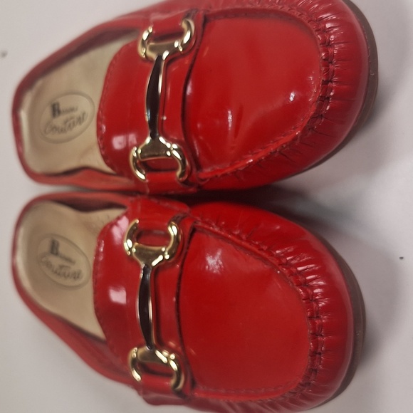 Brown's Couture Patent Leather Horse Bit Mules Size 8 - Picture 3 of 11